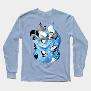 Penguin Wrapped Wolf Long Sleeve T-Shirt